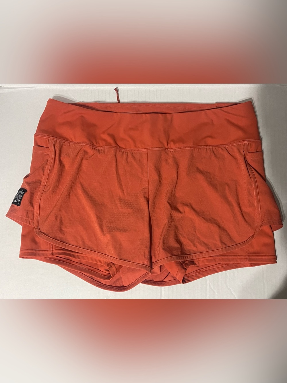 Oiselle Long Track Star Shorts - Size 12 - Garnet - EUC